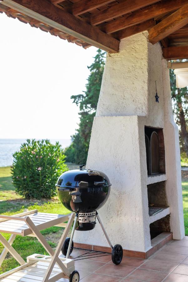 Luna Villa Private Beach Néa Iráklia Kültér fotó